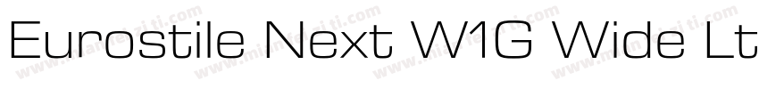 Eurostile Next W1G Wide Lt字体转换